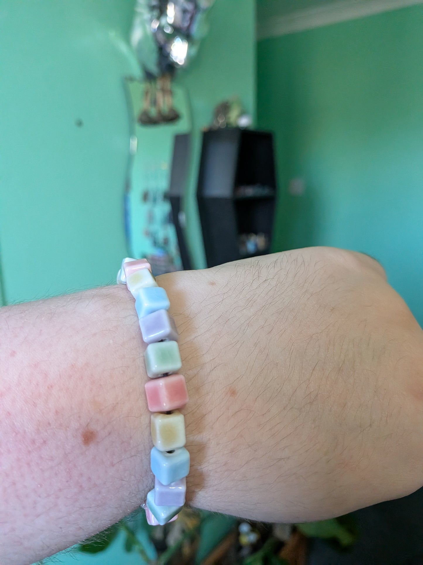 Macron cube bracelet