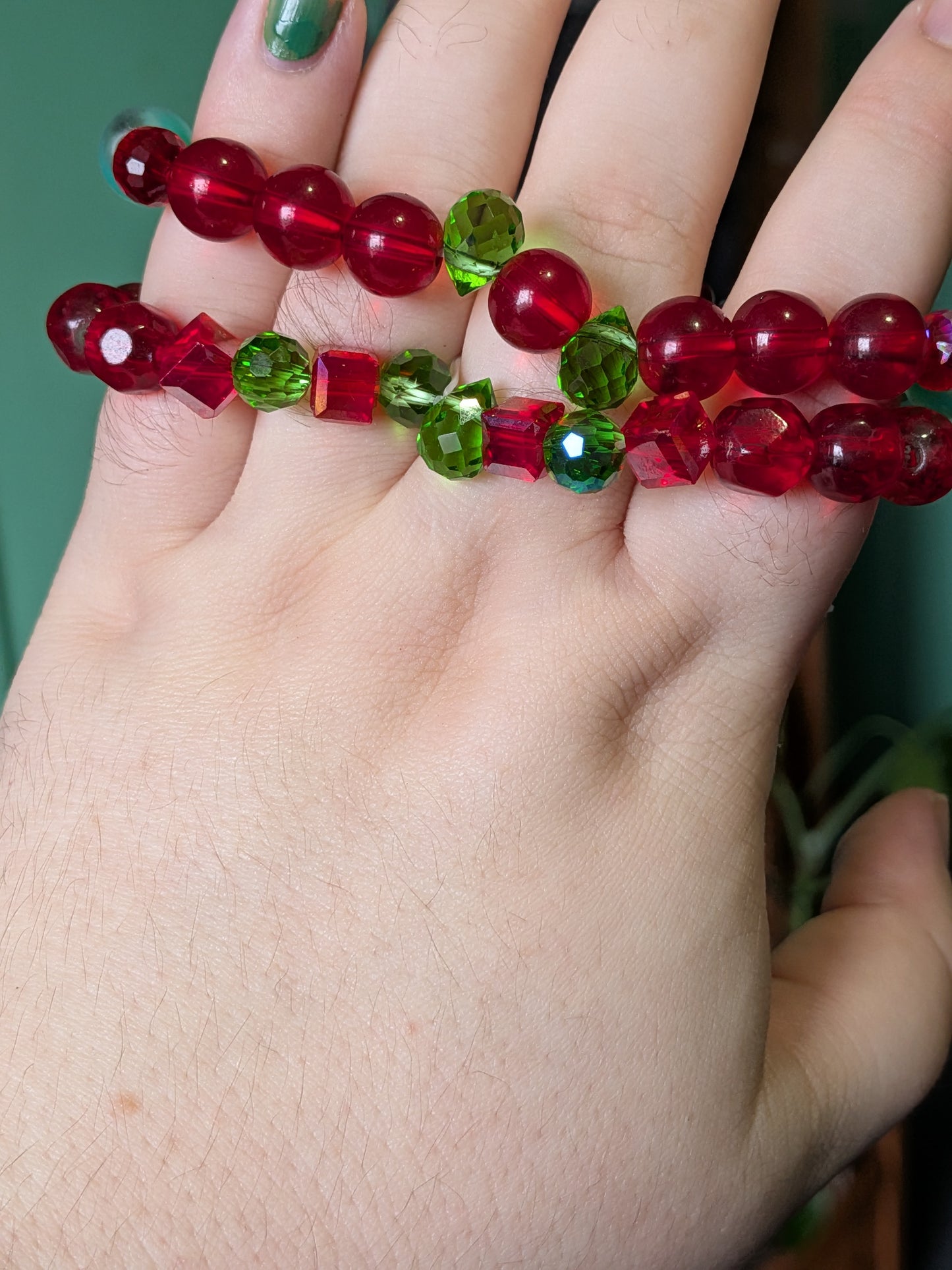 Twinkling Watermelon Bracelet