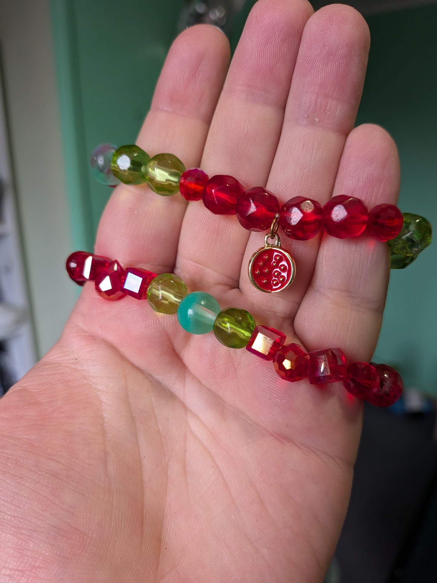 Twinkling Watermelon Bracelet