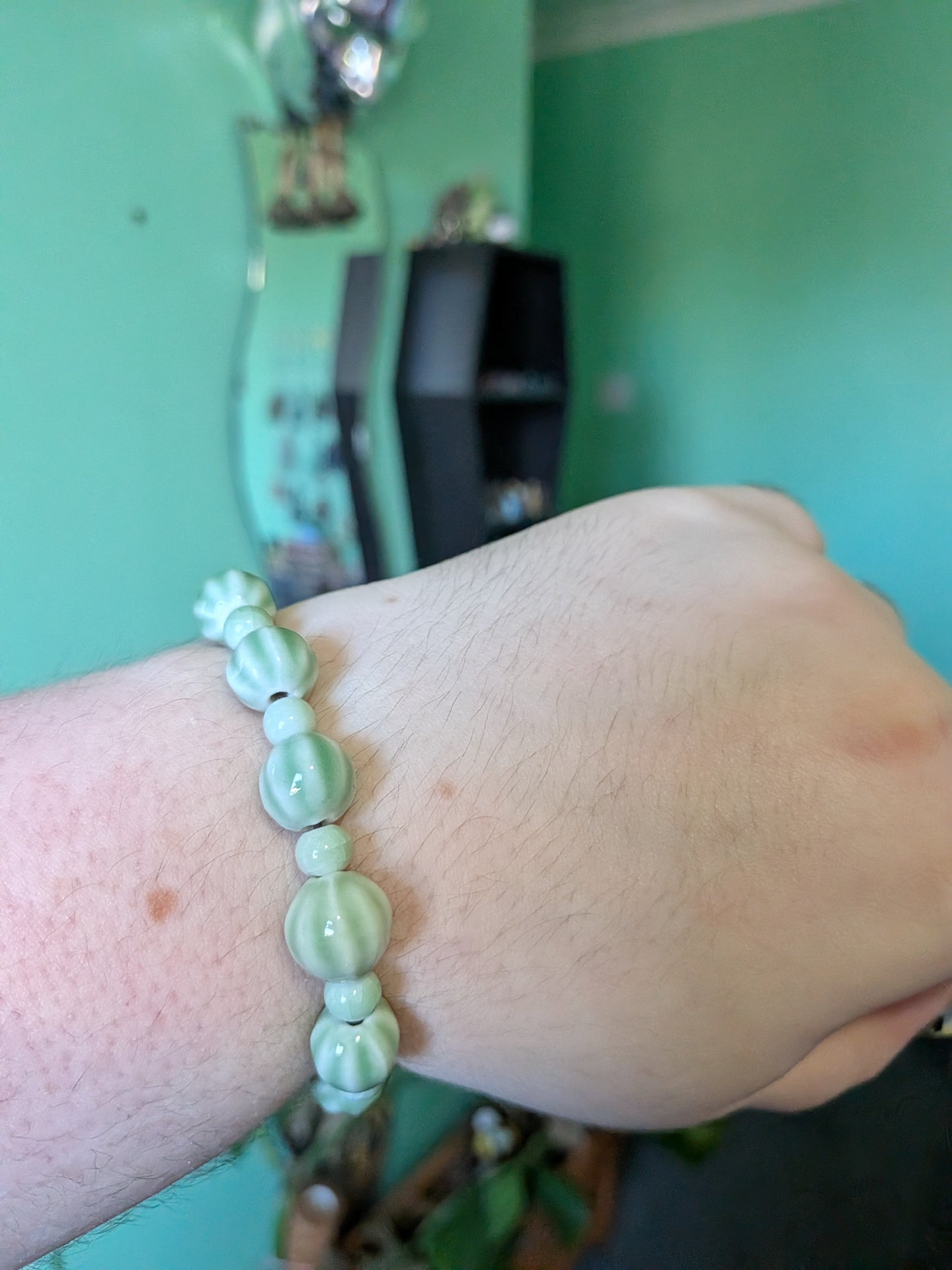 Green watermelon bracelet