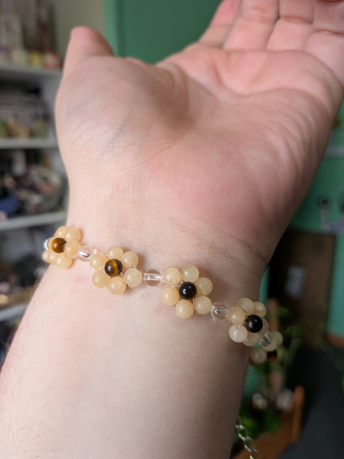 Sunflower Crystal Bracelet