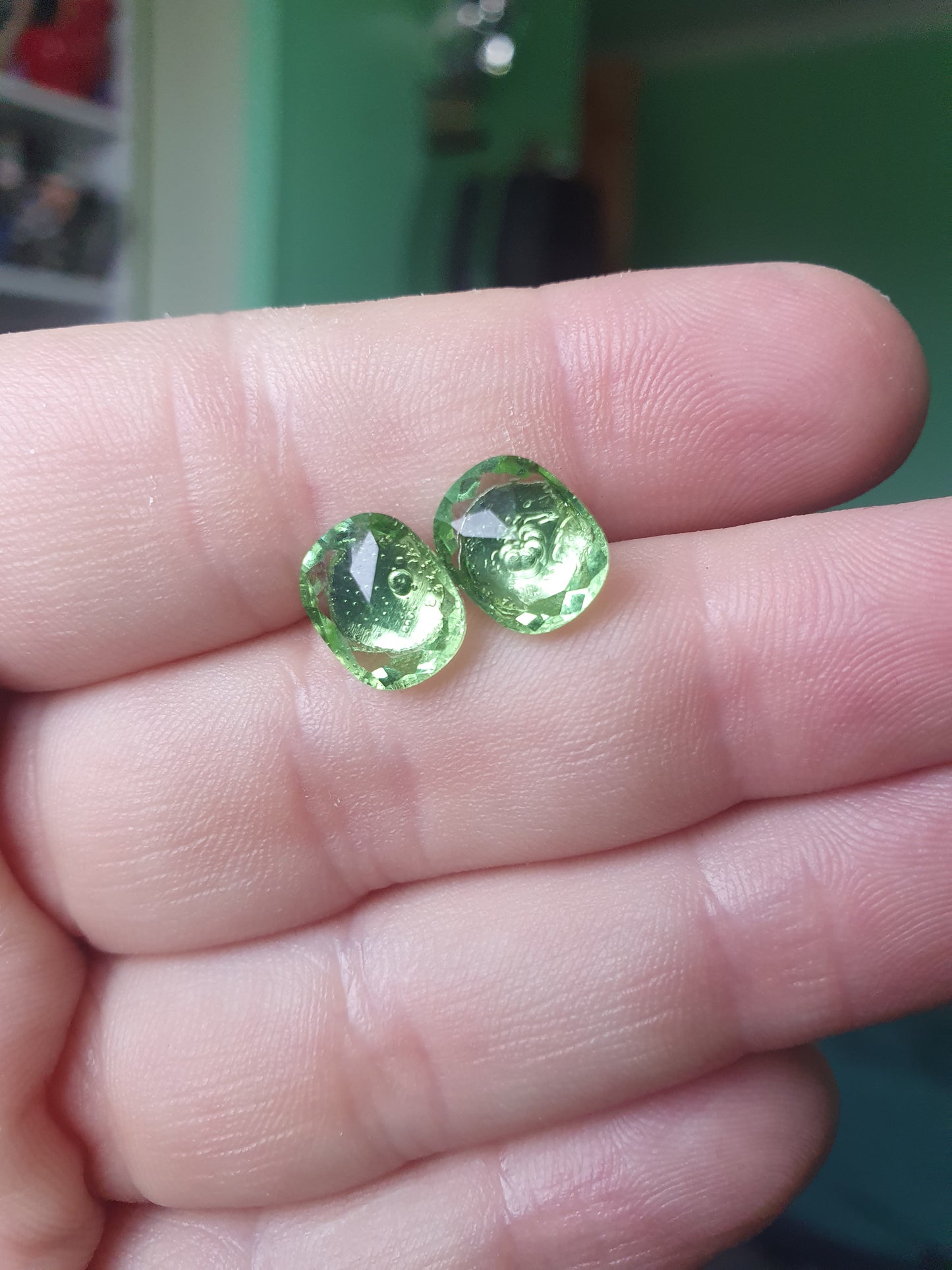 Sour Apple Jelly Earrings