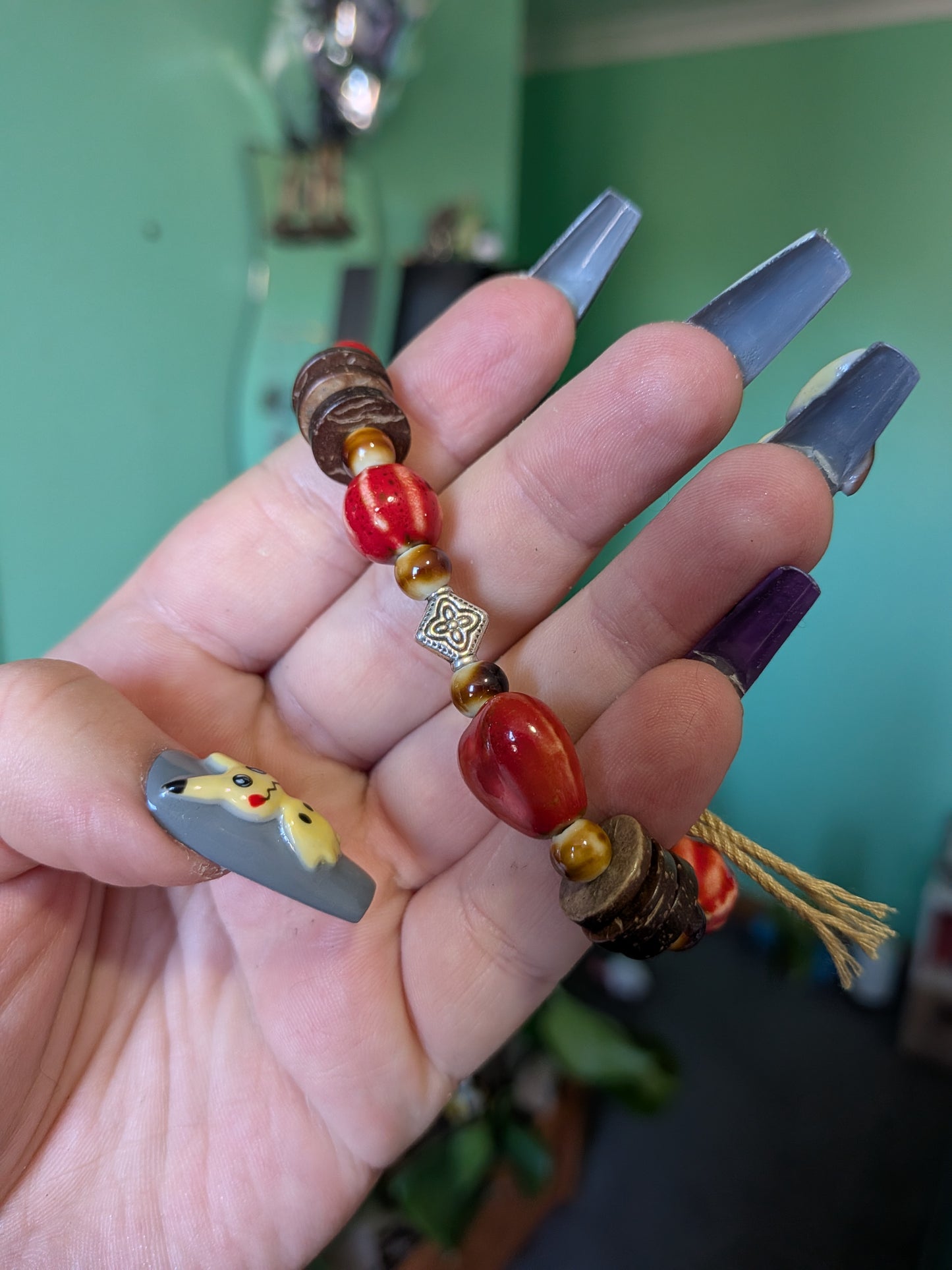 Red wealth bringer bracelet