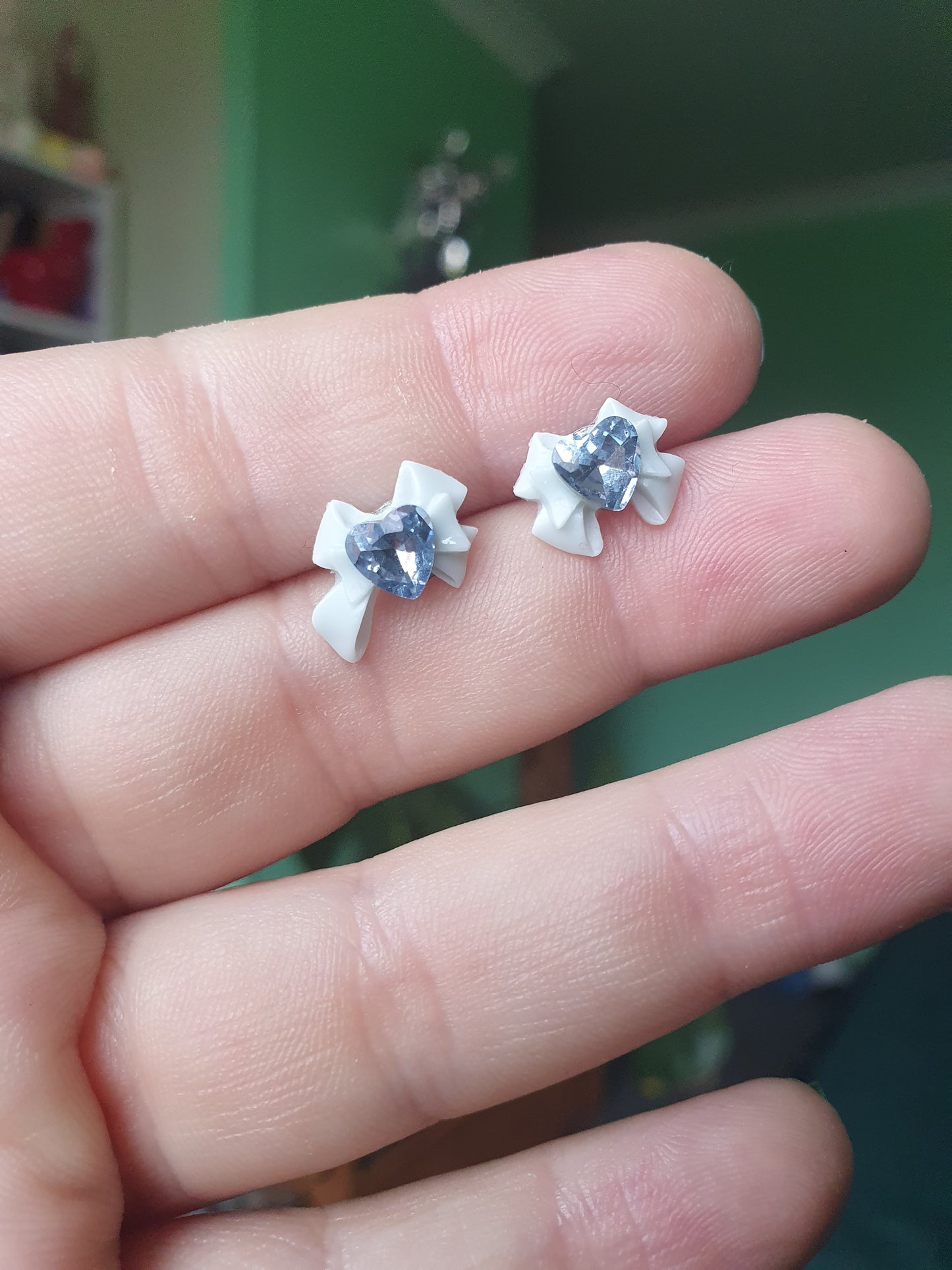 Ice Princess Bow Earrings
