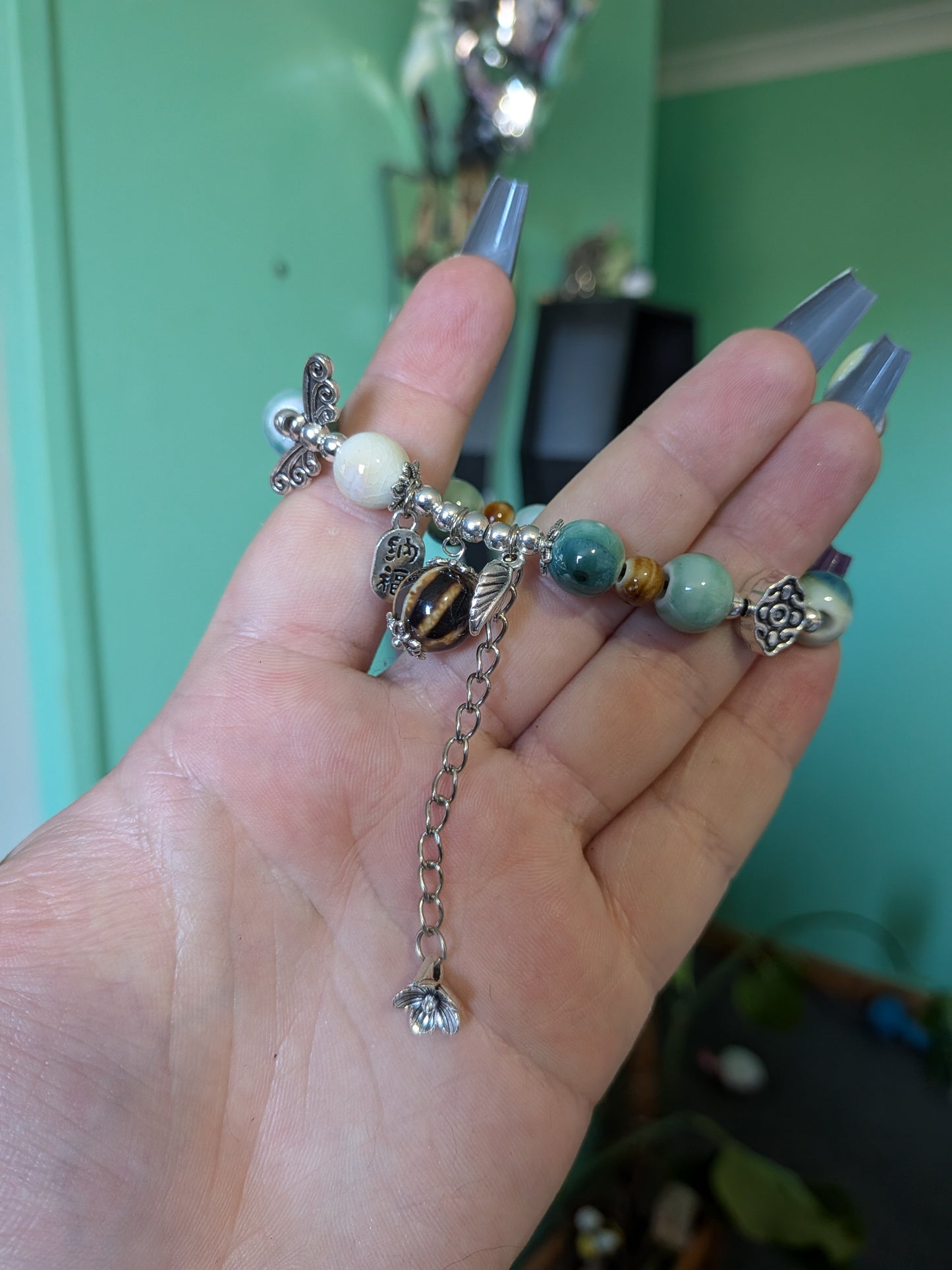 Spring woodland bracelet